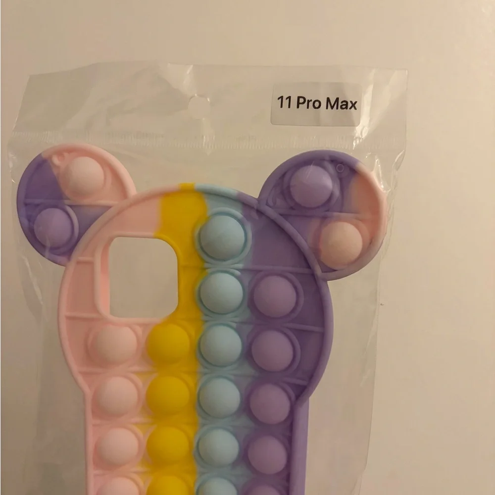 iPhone 11 Pro Max Pastel Ombré Disney Mickey Mouse Pop It phone case